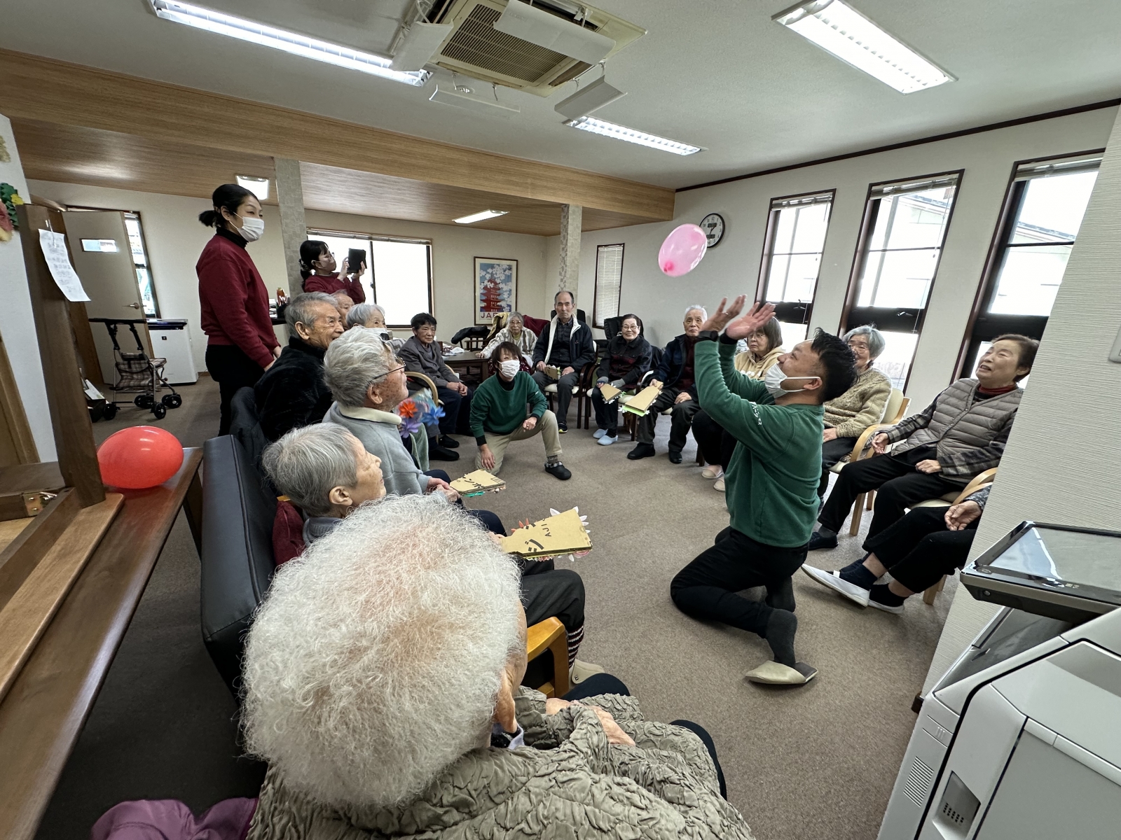 正月遊び(津山口事業所)