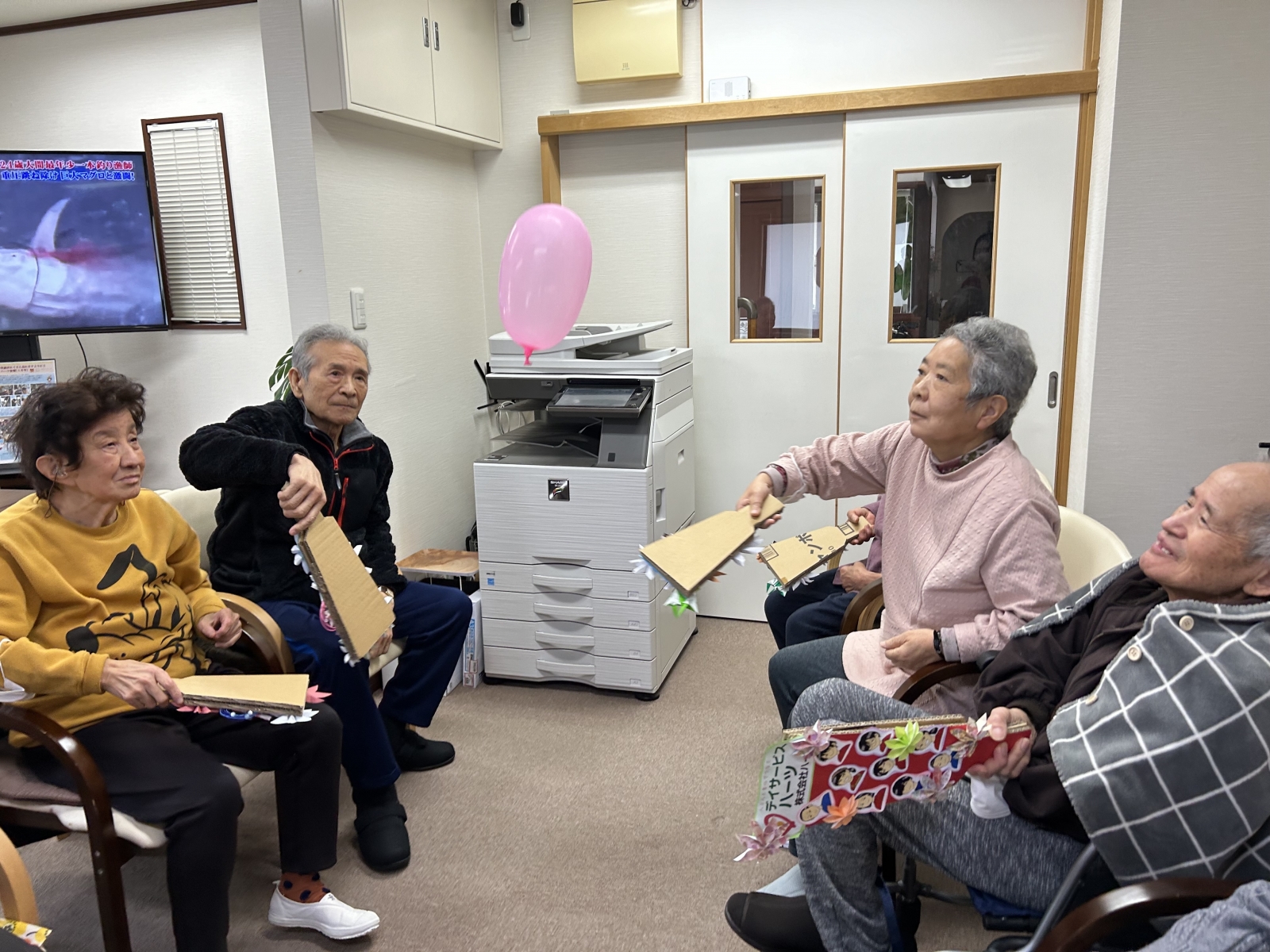 正月遊び(津山口事業所)