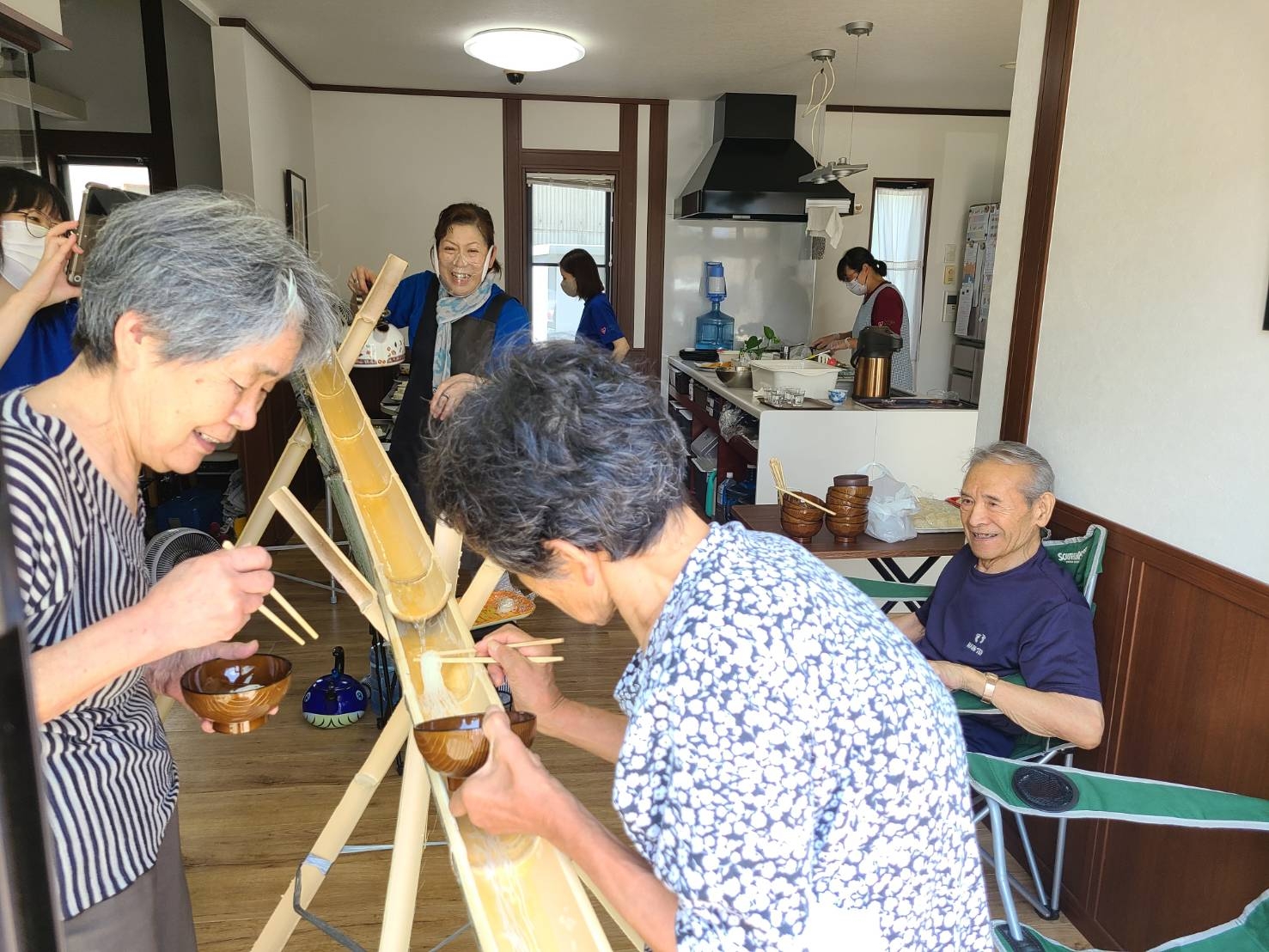 夏の風物詩!流しそうめん
