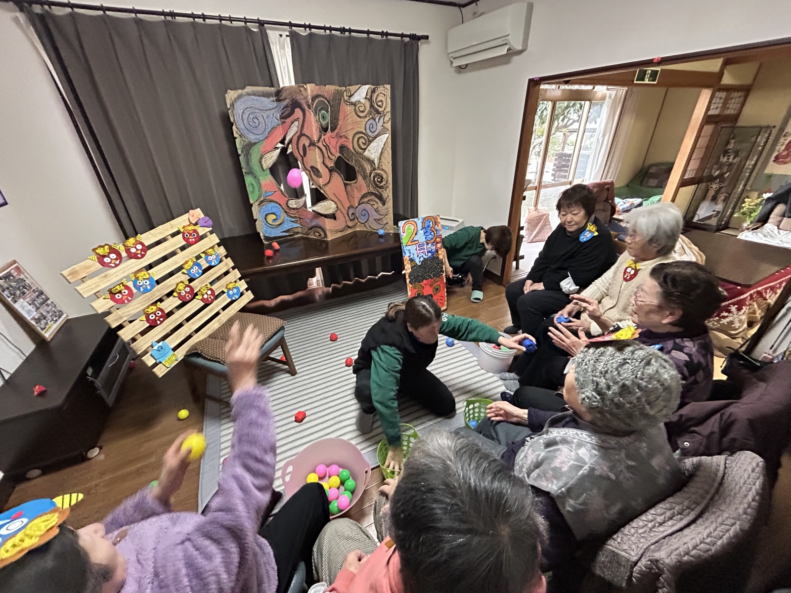 節分で鬼登場!